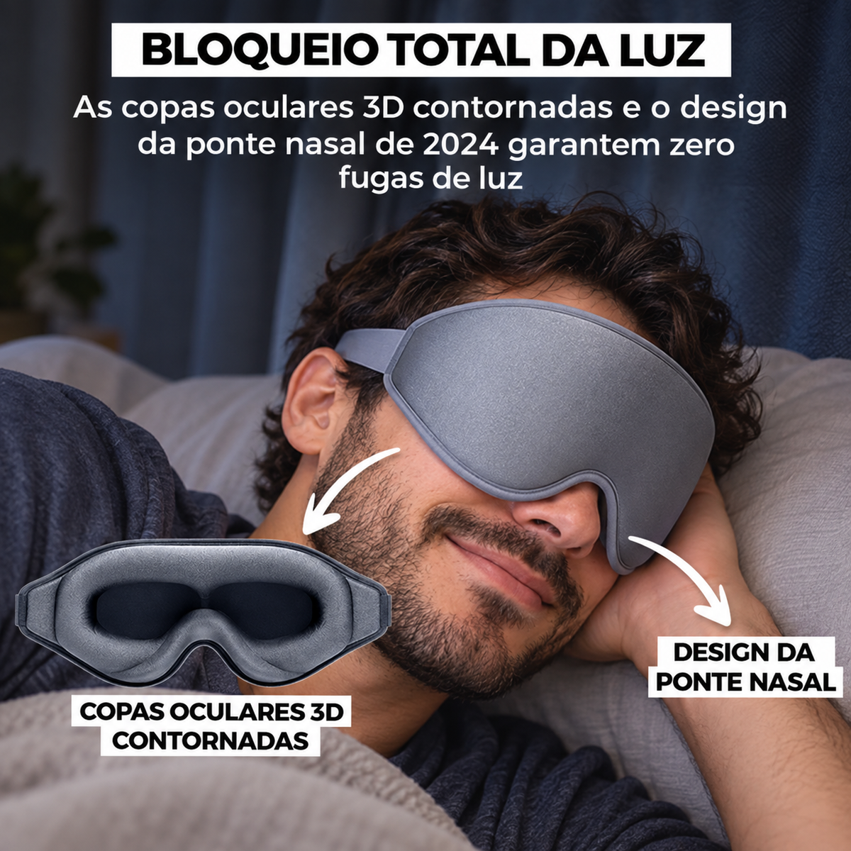 Máscara de Dormir Premium